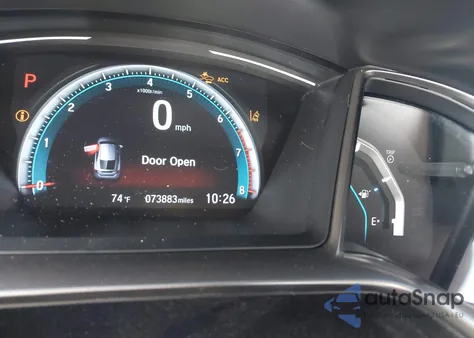 2019 Honda Civic Ex из США, поврежденный, VIN SHHFK7H66KU220056